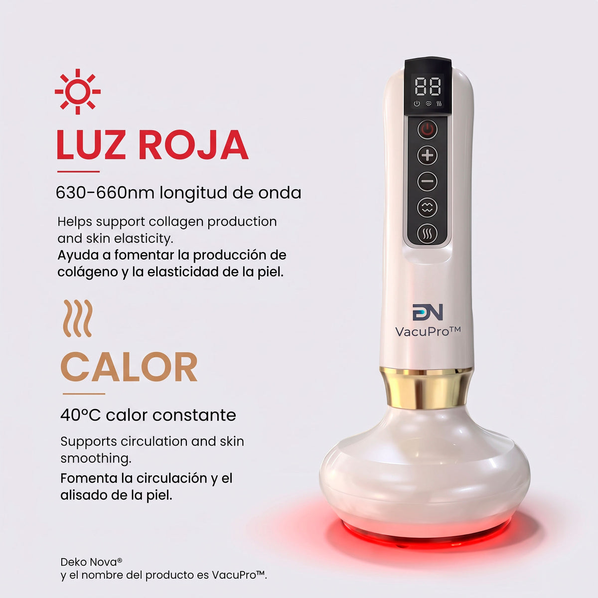 VacuPro™ Masajeador Anticelulítico de Ventosa y Calor